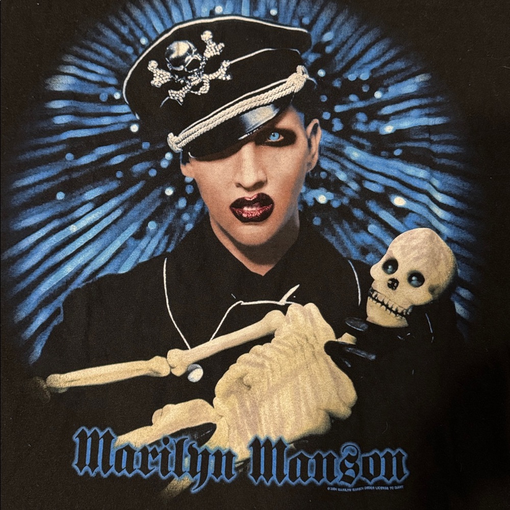 vtg marilyn manson tee